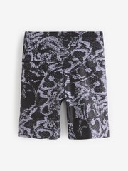 Weiche, monochrome Yogahose mit Schlangenmuster - Next Active Sports Figurformende Radlershorts - Bild 6 von 6
