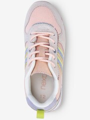 Neutral Neon Pop Runner Trainers - Image 3 of 5