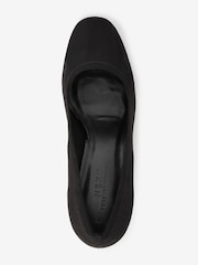 أسود - حذاء رسمي كعب سميك مستدير المقدمة من Forever Comfort® - صورة 5 من 6