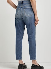 River Island Denim Mom High Waist Ripped Paris Jeans - Image 2 of 4