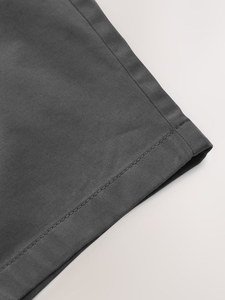 Marine/Charbon - Slim Fit (Slim Fit) - Lot de 2 shorts chino stretch - Image 12 of 13