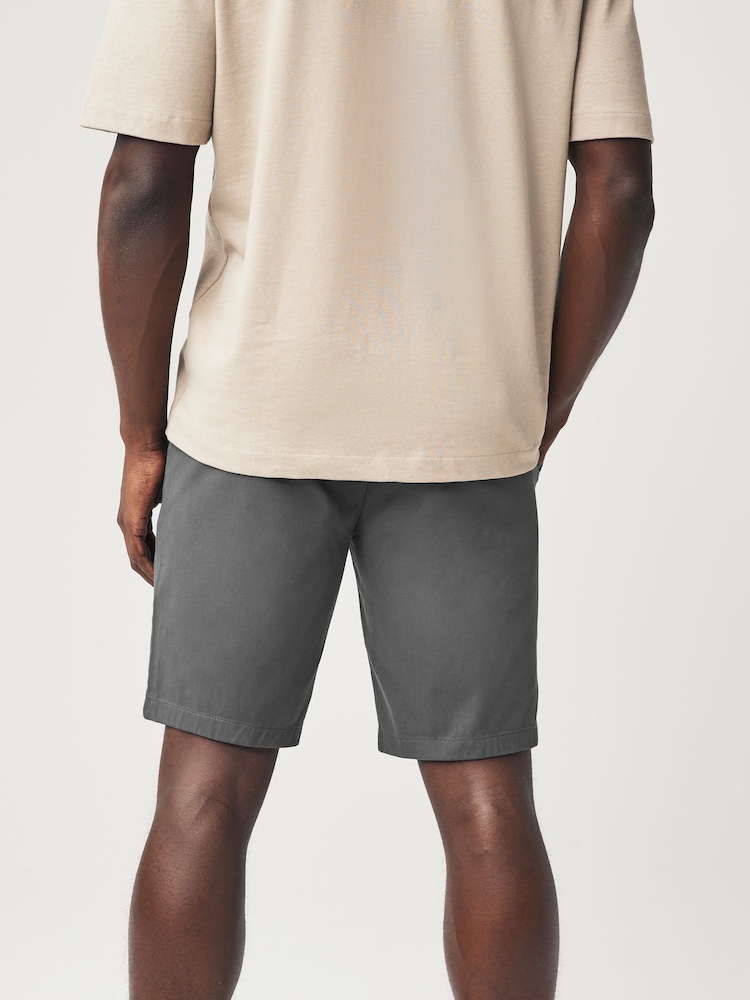 Marine/Charbon - Slim Fit (Slim Fit) - Lot de 2 shorts chino stretch - Image 6 of 13