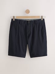 Navy/Charcoal Slim Fit Stretch Chino Shorts 2 Pack - Image 8 of 13