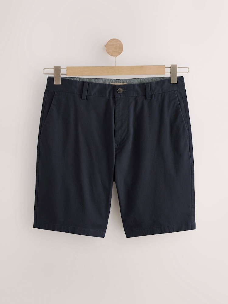 Marine/Charbon - Slim Fit (Slim Fit) - Lot de 2 shorts chino stretch - Image 8 of 13
