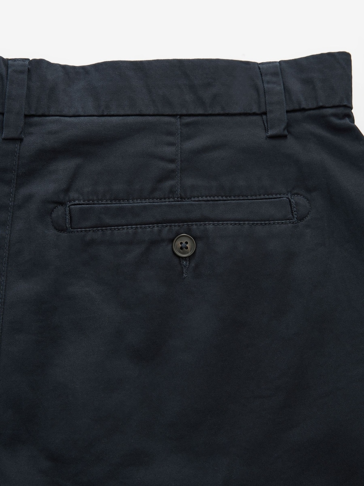 Navy/Stone Straight Fit Stretch Chino Shorts 2 Pack - Image 11 of 13
