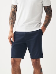 Navy/Stone Straight Fit Stretch Chino Shorts 2 Pack - Image 4 of 13