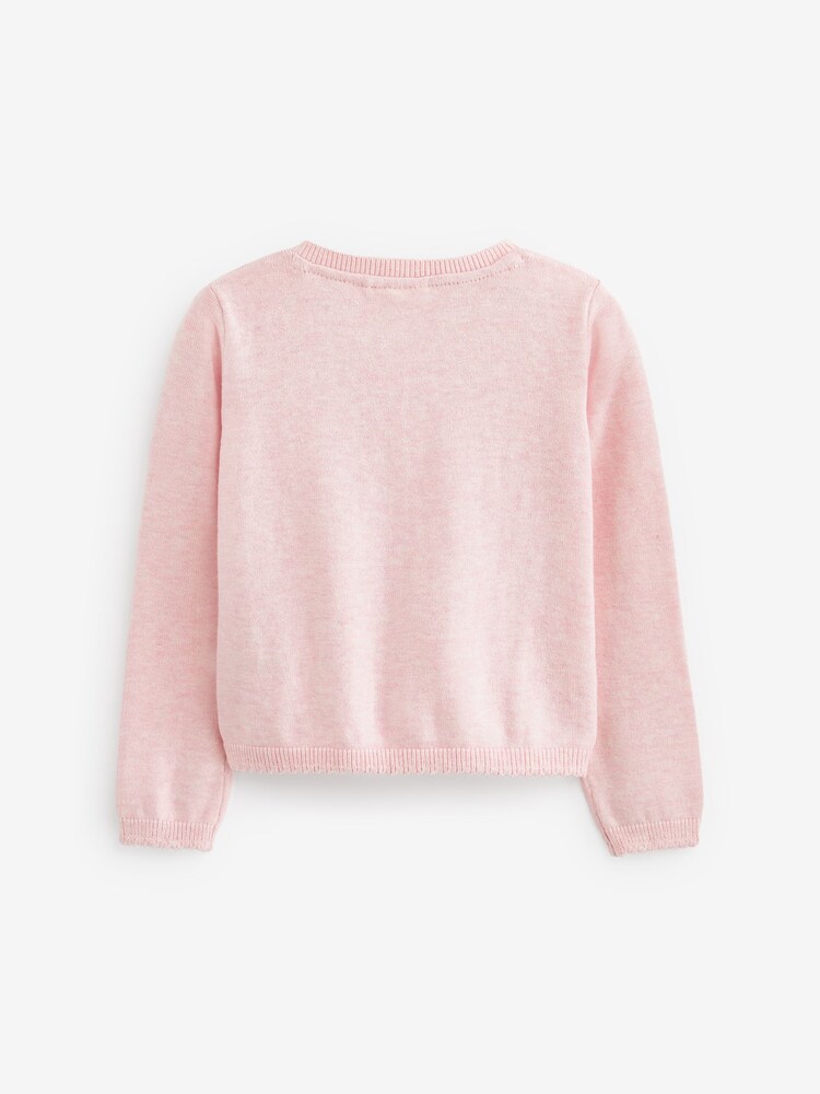 Pink/White 2 Pack Baby Cardigans (0mths-3yrs) - Image 2 of 3