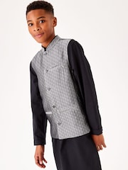 Silver Waistcoat And Shirt Set (12mths-16yrs) - Image 1 of 7
