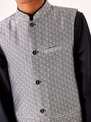 Silver Waistcoat And Shirt Set (12mths-16yrs) - Image 5 of 7