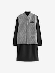 Silver Waistcoat And Shirt Set (12mths-16yrs) - Image 6 of 7
