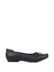 Pavers Ladies Wide Fit Slip On Pumps - Image 1 of 5