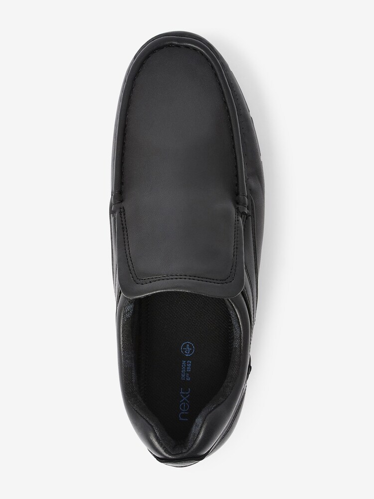 Noir - Chaussures à plastron à enfiler - Image 3 of 5