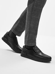 Noir - Chaussures à plastron à enfiler - Image 5 of 5