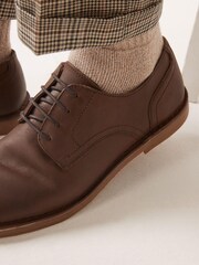 Brown Leather Desert Shoes - Image 2 of 6