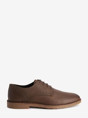 Brown Leather Desert Shoes - Image 3 of 6