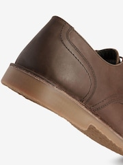 Brown Leather Desert Shoes - Image 5 of 6