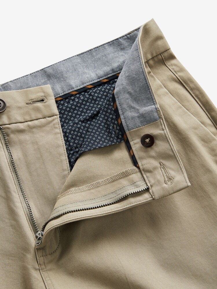 Wheat Slim Stretch Chino Shorts - Image 6 of 6 Wheat Slim Stretch Chino Shorts - Image 6 of 6