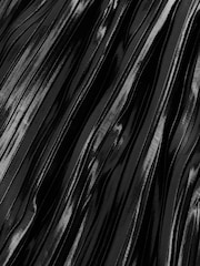 Black Metallic Pleat Skirt (3-16yrs) - Image 4 of 4