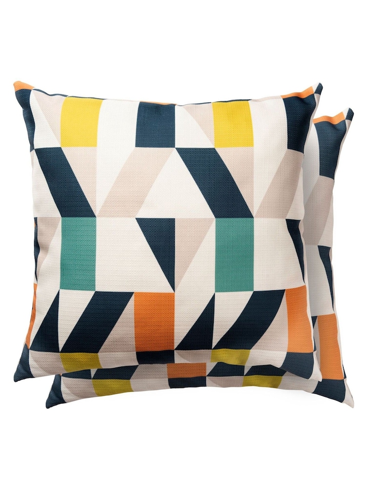 Scion Grey Nuevo Indoor/Outdoor Cushion - Image 1 of 3