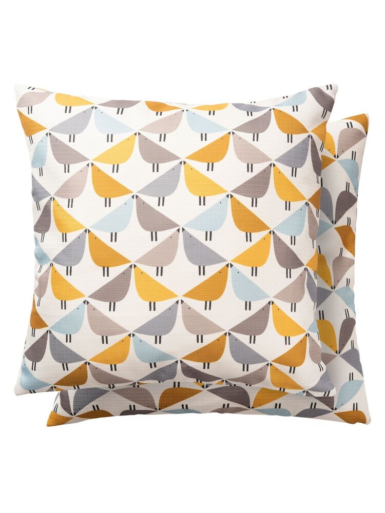Scion Blue Lintu Indoor/Outdoor Cushion - Image 1 of 2