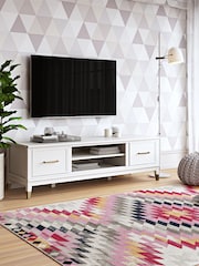 CosmoLiving White Westerleigh TV Stand - Image 1 of 4
