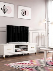 CosmoLiving White Westerleigh TV Stand - Image 2 of 4