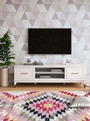 CosmoLiving White Westerleigh TV Stand - Image 3 of 4