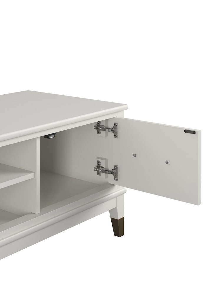 CosmoLiving White Westerleigh TV Stand - Image 4 of 4