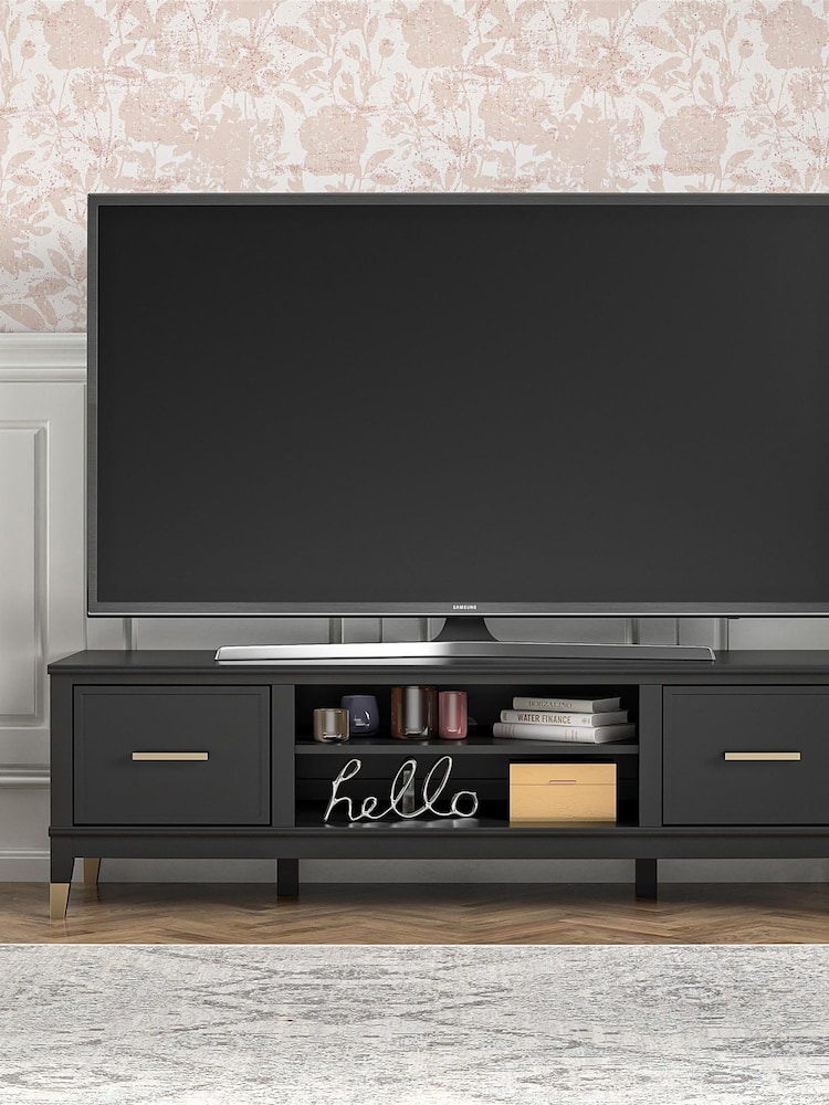CosmoLiving Black Westerleigh TV Stand - Image 2 of 4