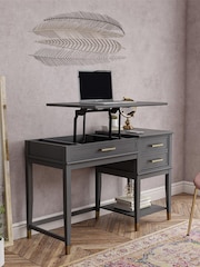 CosmoLiving Graphite Grey Westerleigh Lift Top Computer Desk - Image 2 of 4