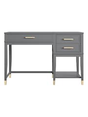 CosmoLiving Graphite Grey Westerleigh Lift Top Computer Desk - Image 4 of 4