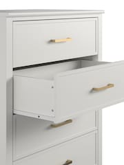 CosmoLiving White Westerleigh Four Drawers Chest - Image 3 of 5