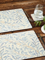 Morris & Co. by Pimpernel Set of 4 Blue Willow Bough Blue Placemats - Image 1 of 4