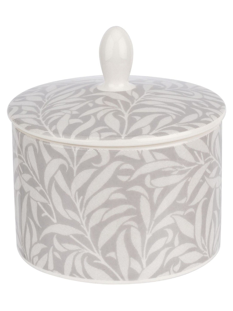 Morris & Co. by Spode Grey Willow Bough Covered Sugar Pot - Image 2 of 3