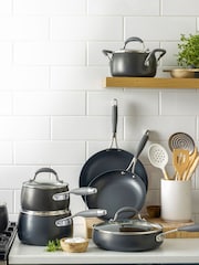Lakeland Pewter Grey Hard Anodised 20cm Saucepan - Image 1 of 4