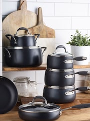 Lakeland Pewter Grey Hard Anodised 20cm Saucepan - Image 2 of 4