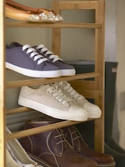 Lakeland Natural Extending Wooden Shoe Rack - Image 1 of 2