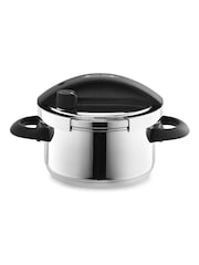 Lakeland Silver 3L Pressure Cooker With Glass Lid - Image 1 of 2