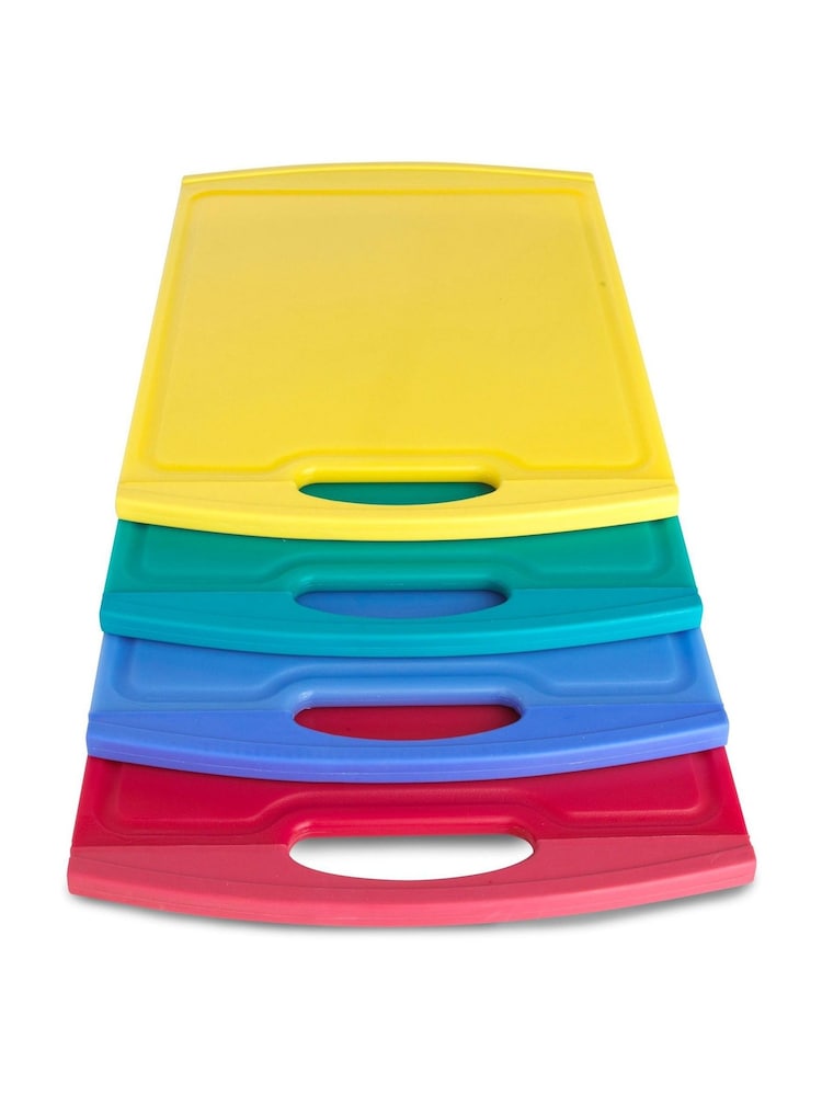 Lakeland Multi Set of 4 Stay Put Chopping Boards - Image 1 of 1