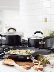 Lakeland Pewter Grey Classic 24cm Aluminium Frying Pan - Image 1 of 2