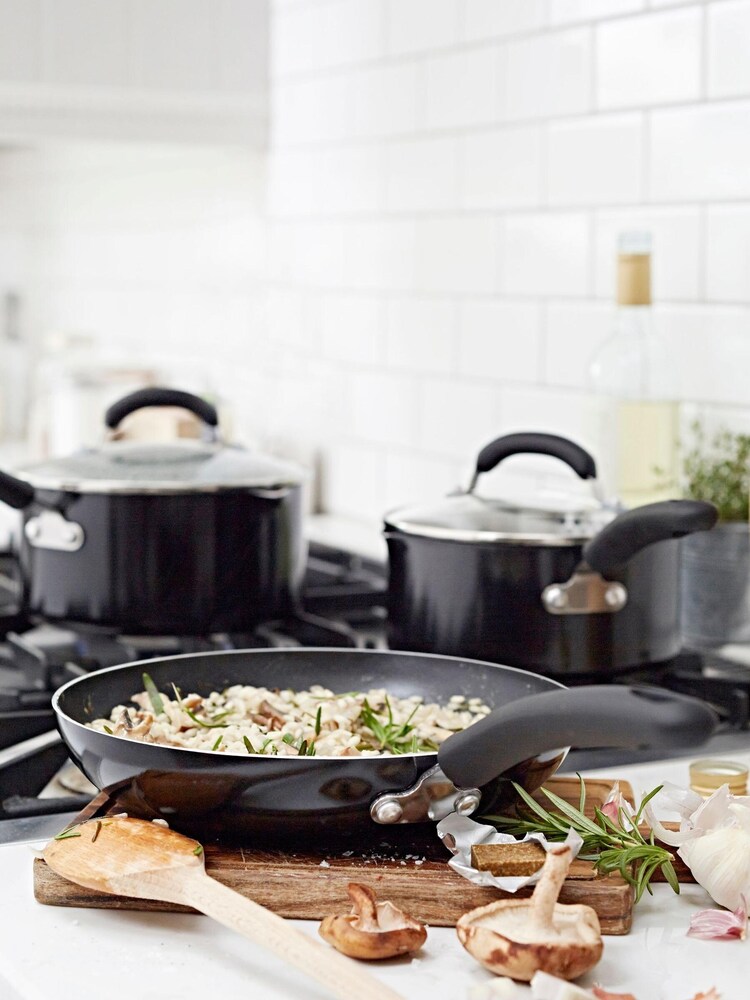 Lakeland Pewter Grey Classic 24cm Aluminium Frying Pan - Image 1 of 2