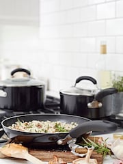 Lakeland Pewter Grey Classic 16cm Aluminium Saucepan - Image 1 of 2