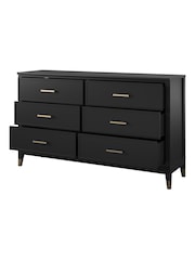 CosmoLiving Black Westerleigh Six Drawers Chest - Image 3 of 5