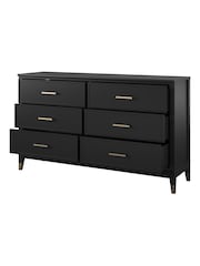CosmoLiving Black Westerleigh Six Drawers Chest - Image 5 of 5