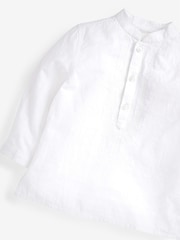 White Shirt Length Embroidered Boys Kurta (3mths-7yrs) - Image 6 of 6