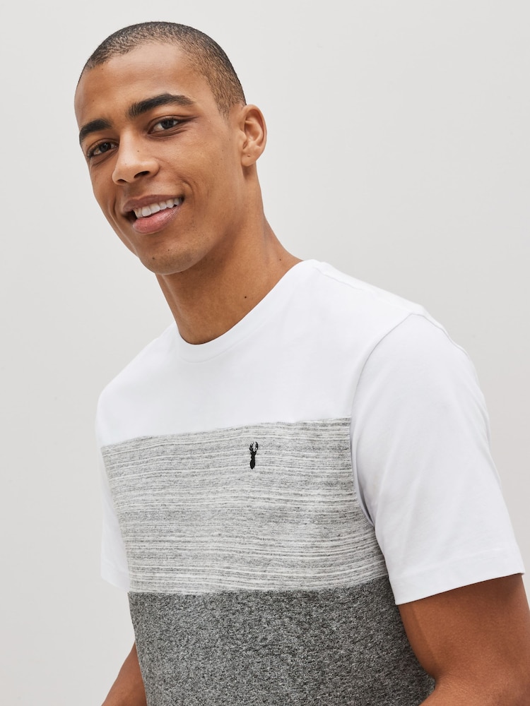 Grey Block T-Shirt - Image 3 of 5