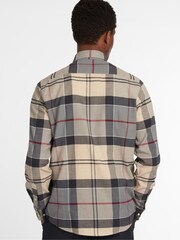 Barbour® Natural 100% Cotton Tartan Edderton Tailored Long Sleeve Cotton Shirt - Image 3 of 5
