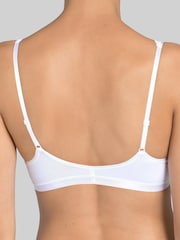 Sloggi White Romance Non Wired Bralette - Image 2 of 4