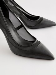 Black Forever Comfort® Mesh Panel Court Shoes - Image 8 of 8