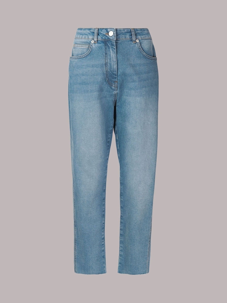 Vaqueros de corte slim deshilachados Authentic de Whistles 100% algodón - Imagen 5 de 5